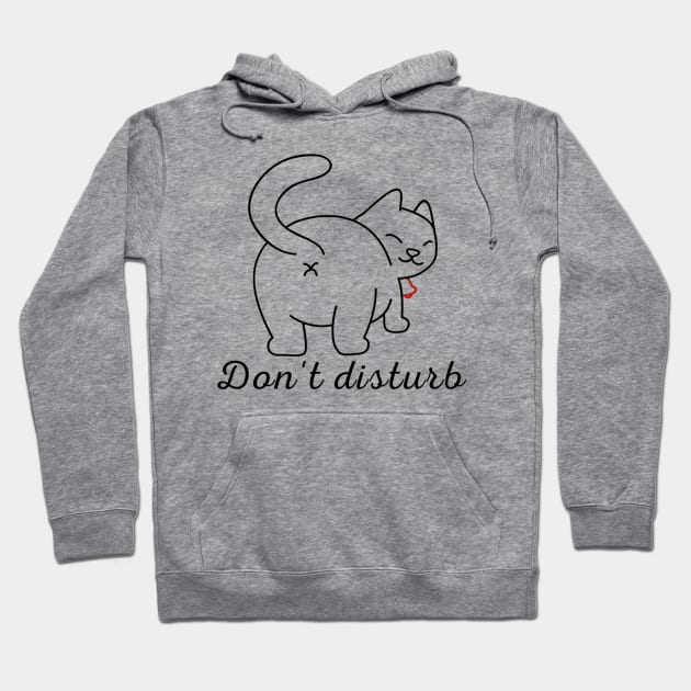 Cute cat Hoodie by Skya